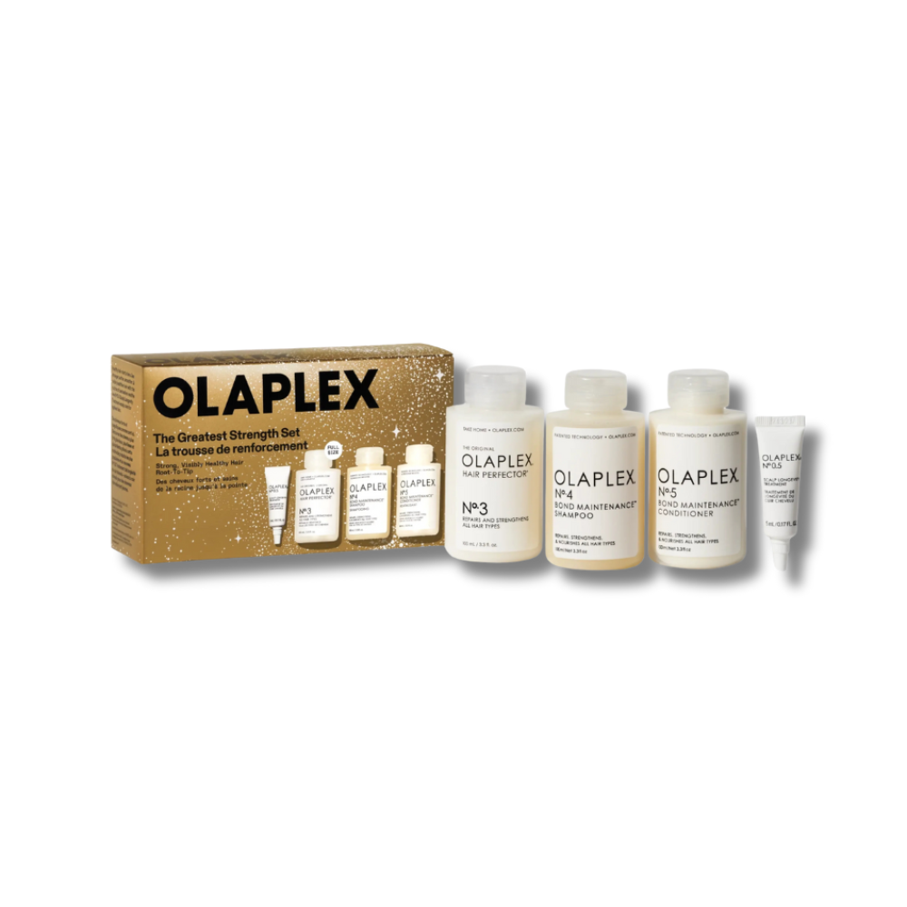 Святковий набір для міцного, щільного та здорового волосся - Olaplex The Greatest Strength Set