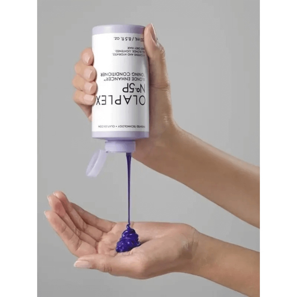 Тонирующий кондиционер для волос - Olaplex 5P Blonde Enhancer Toning Conditioner фото 4