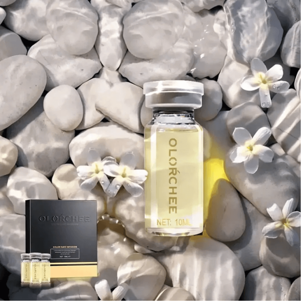 Набір ампул для захисту кольору фарбованого волосся - Olorchee Color Save Infusion Ampoules Treatment фото 3