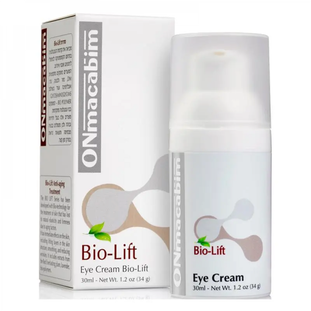 Крем для увлажнения кожи вокруг глаз - ONmacabim Bio-Lift Eye Cream - Фото 1