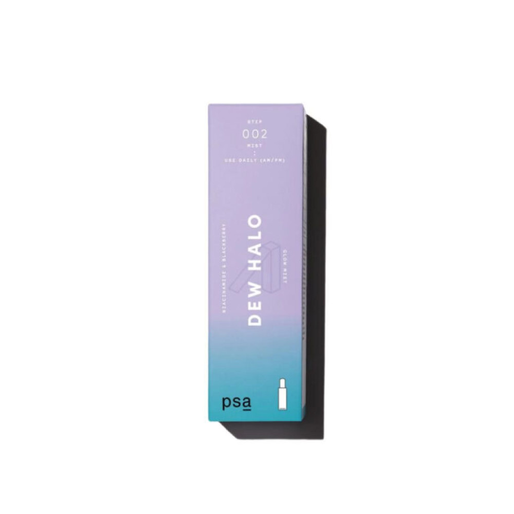 Міст з ніацинамідом - PSA Dew Halo Niacinamide & Blackberry Glow Mist фото 3