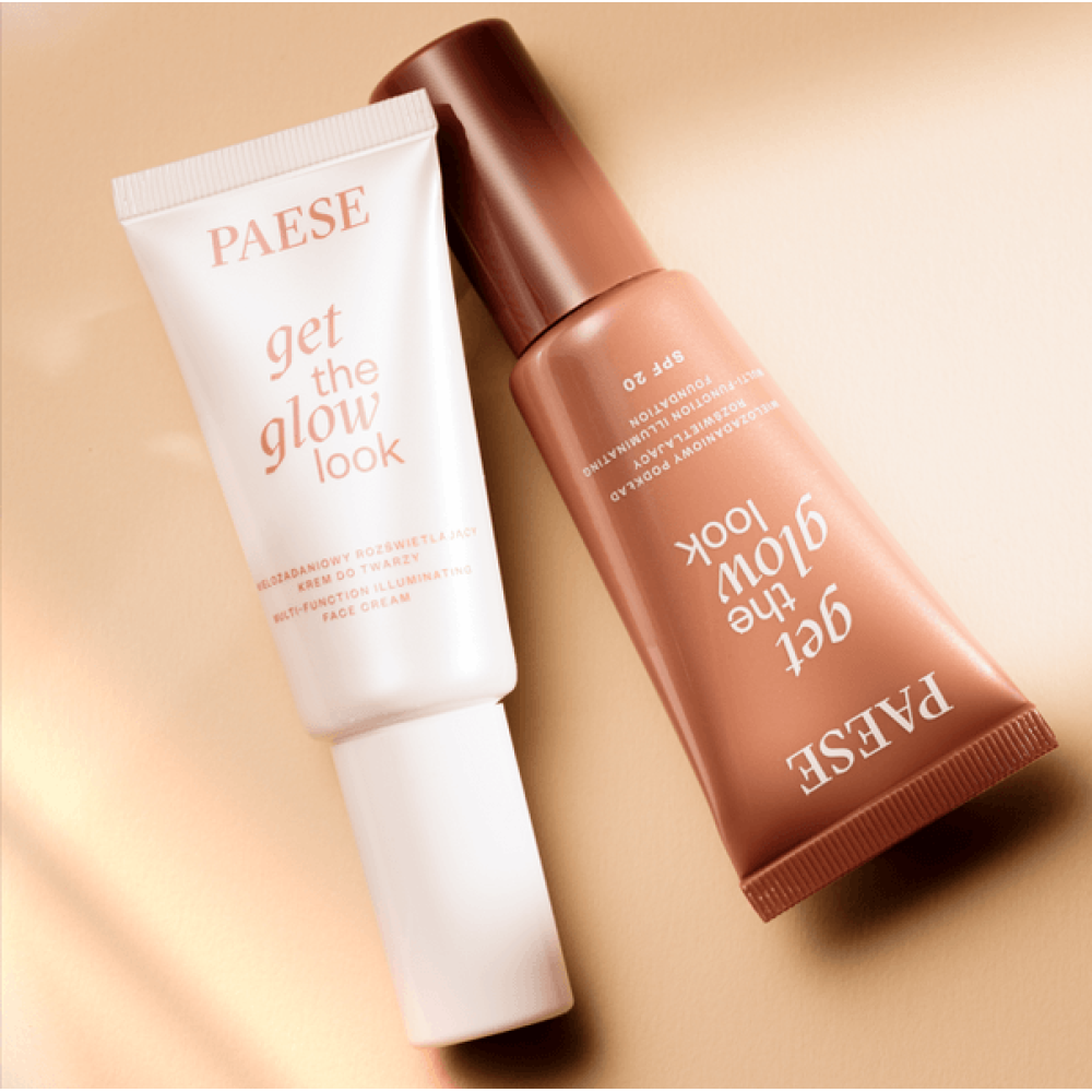 Крем-база для обличчя - Paese Get The Glow Look Multi-Function Illuminating Face Cream фото 3