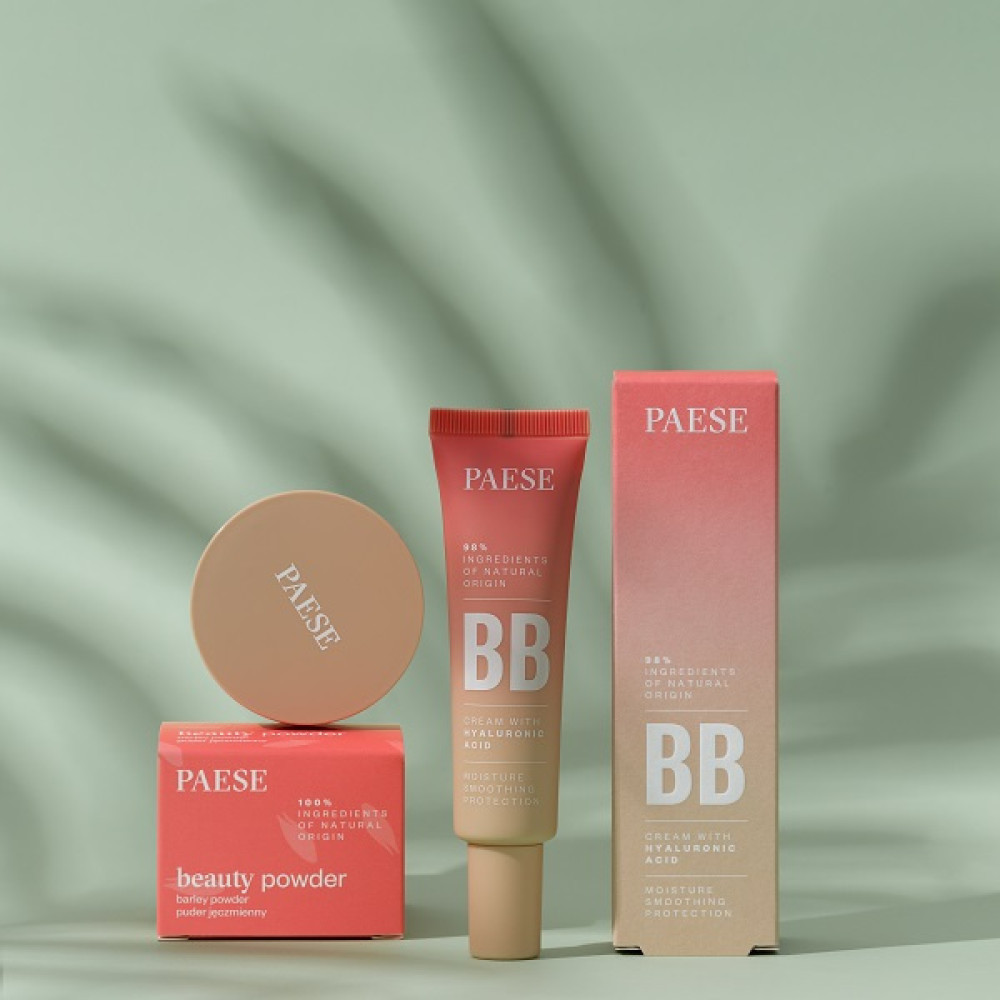 Пудра рассыпчатая прозрачная ячменная - Paese Beauty Loose Powder фото 3