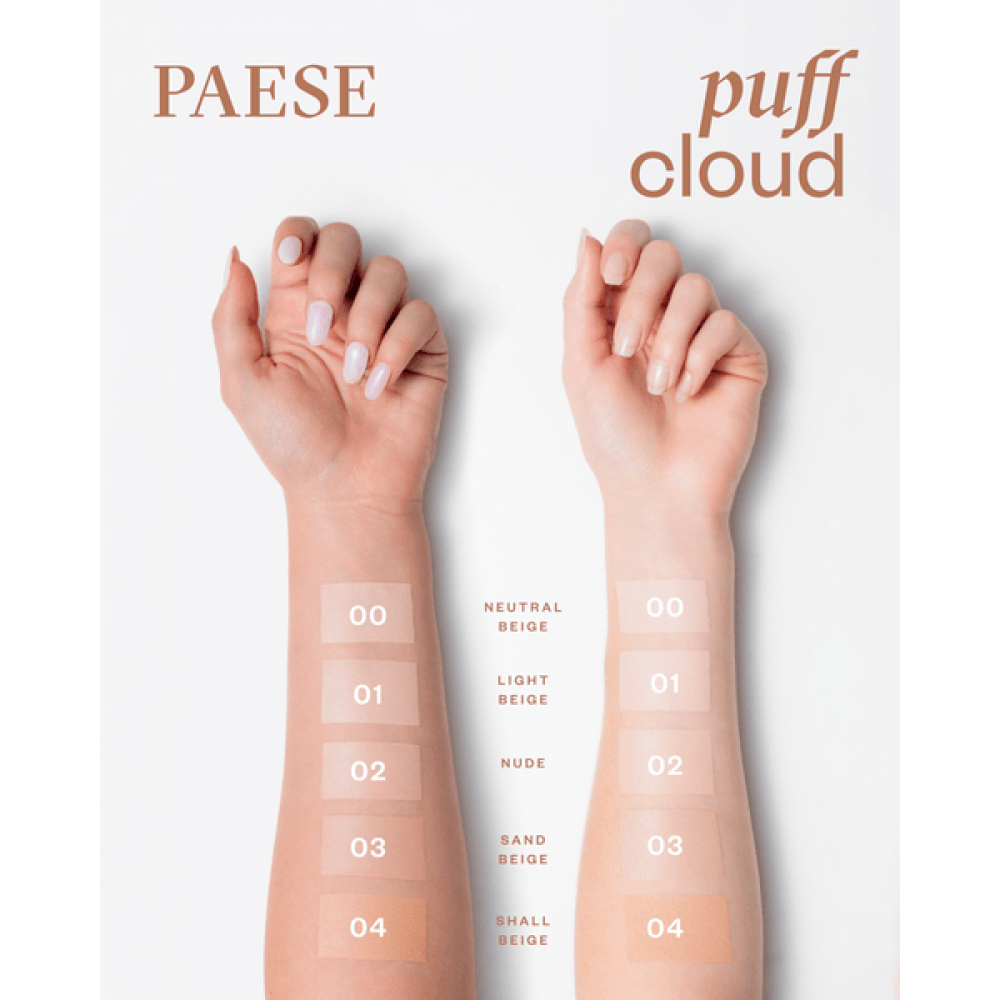 Тональный крем – Paese Puff Cloud Foundation With Blur Effect фото 5
