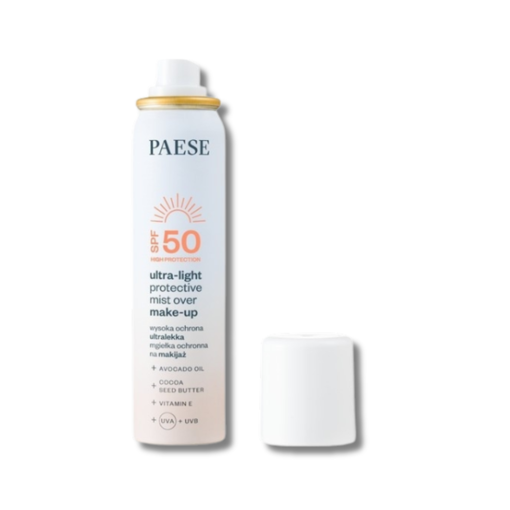 Ультралегкий защитный спрей поверх макияжа с SPF 50 - Paese Ultra-Light Protective Mist Over Make-Up фото