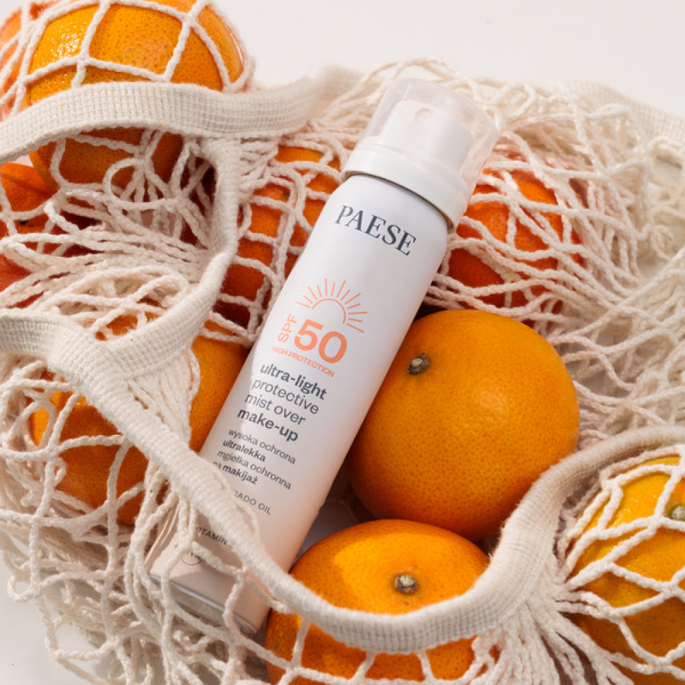 Ультралегкий защитный спрей поверх макияжа с SPF 50 - Paese Ultra-Light Protective Mist Over Make-Up фото 3