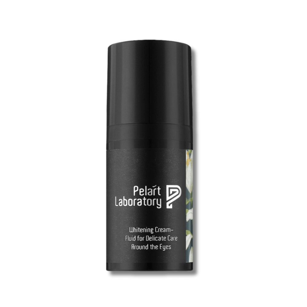Крем-флюїд відбілюючий для шкіри навколо очей - Pelart Laboratory Whitening Cream-Fluid For Delicate Care Around The Eyes