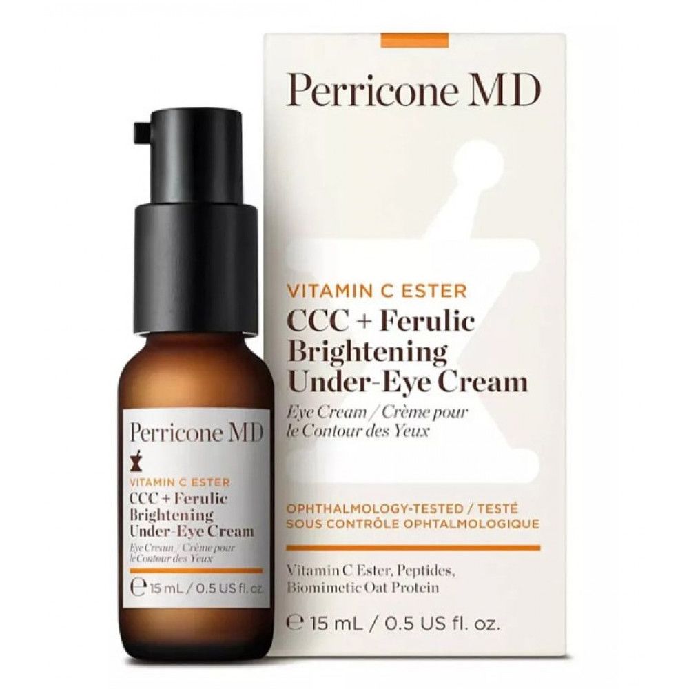 Крем навколо очей освітлюючий - Perricone MD Vitamin C ССС+Ferulic Brightening Under Eye Cream - Фото 1