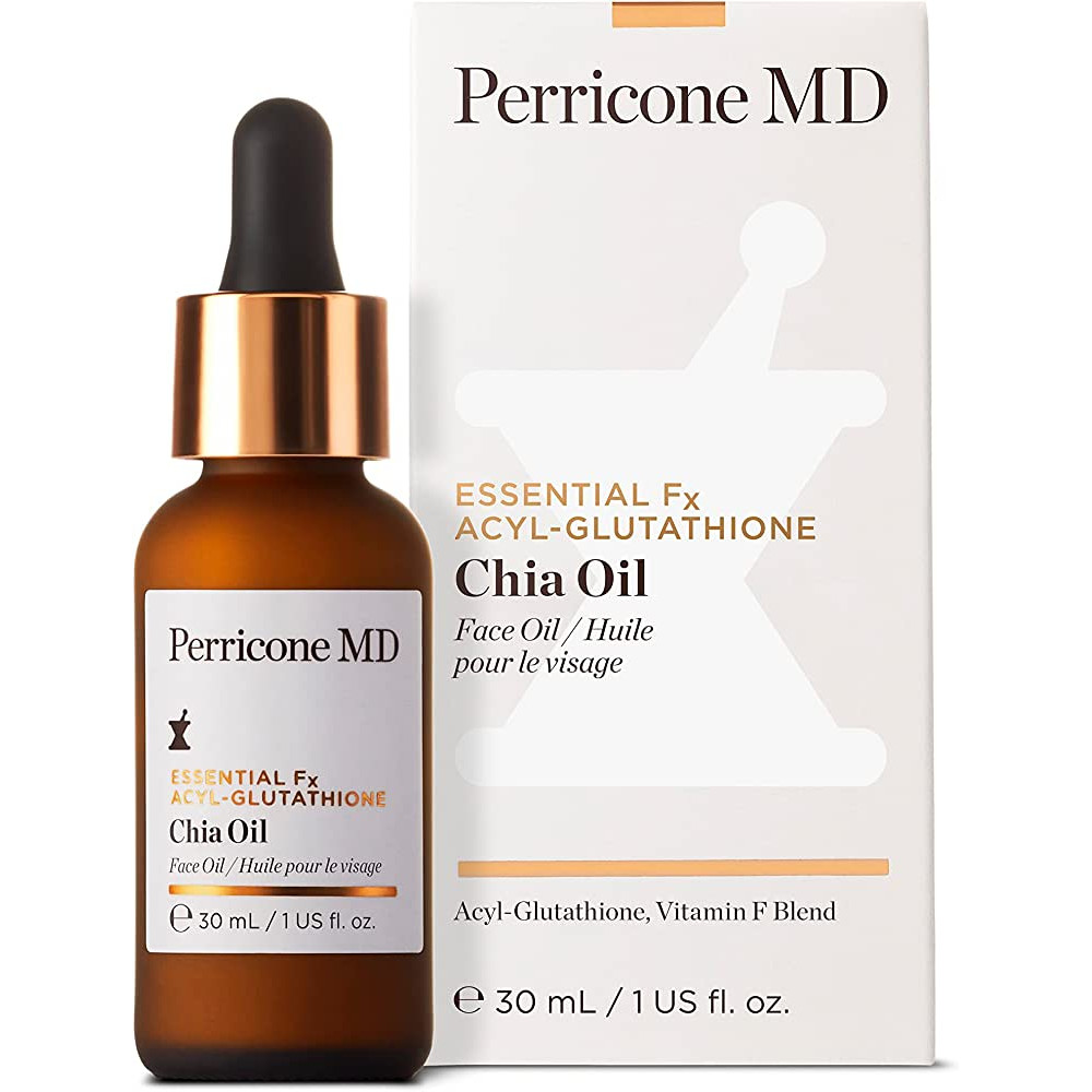 Поживна олія для обличчя з екстрактом чіа та ацилглутатіоном - Perricone MD Essential Fx Chia Facial Oil - Фото 1