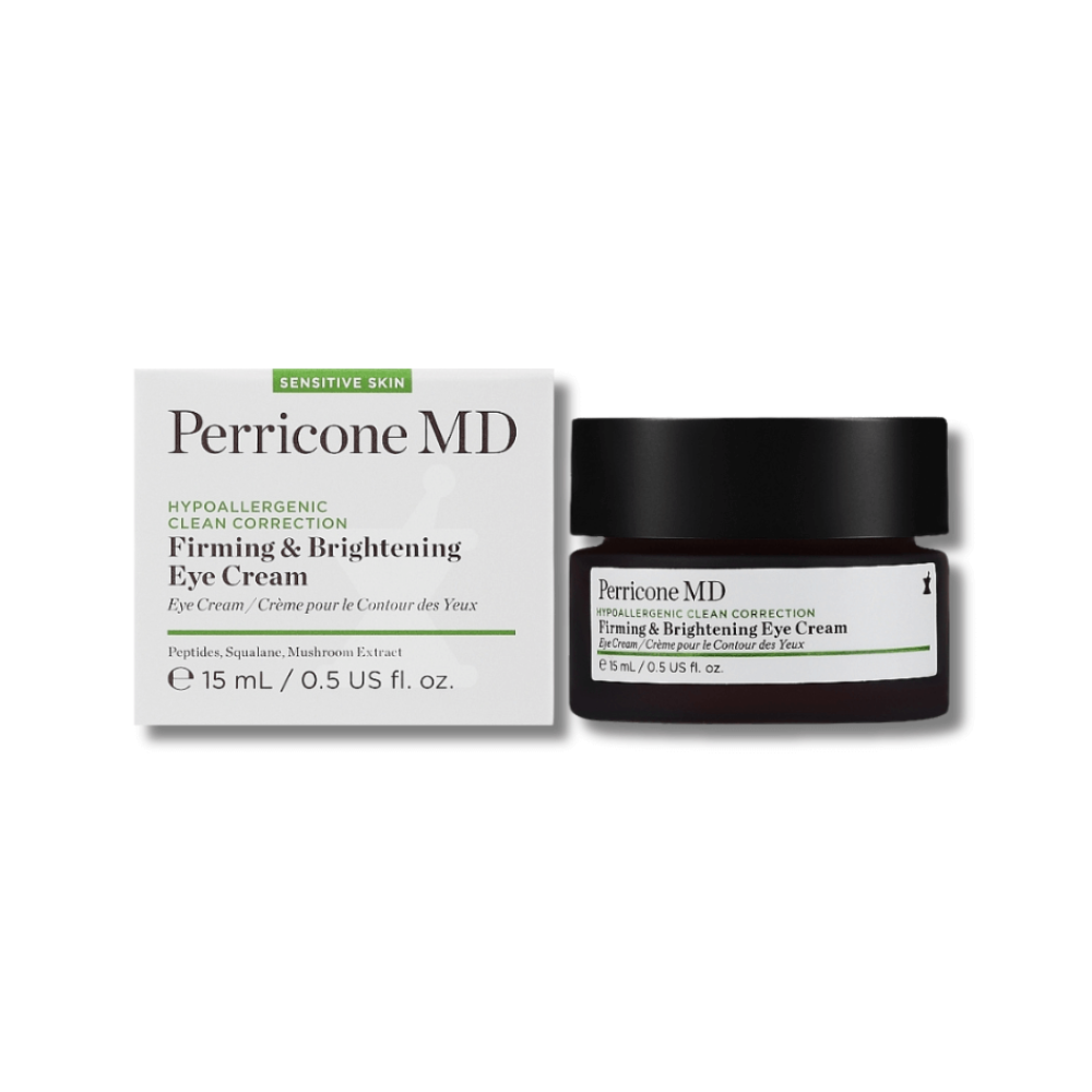 Зміцнювальний та освітлювальний крем для повік - Perricone MD Hypoallergenic Clean Correction Firming & Brightening Eye Cream  - Фото 1