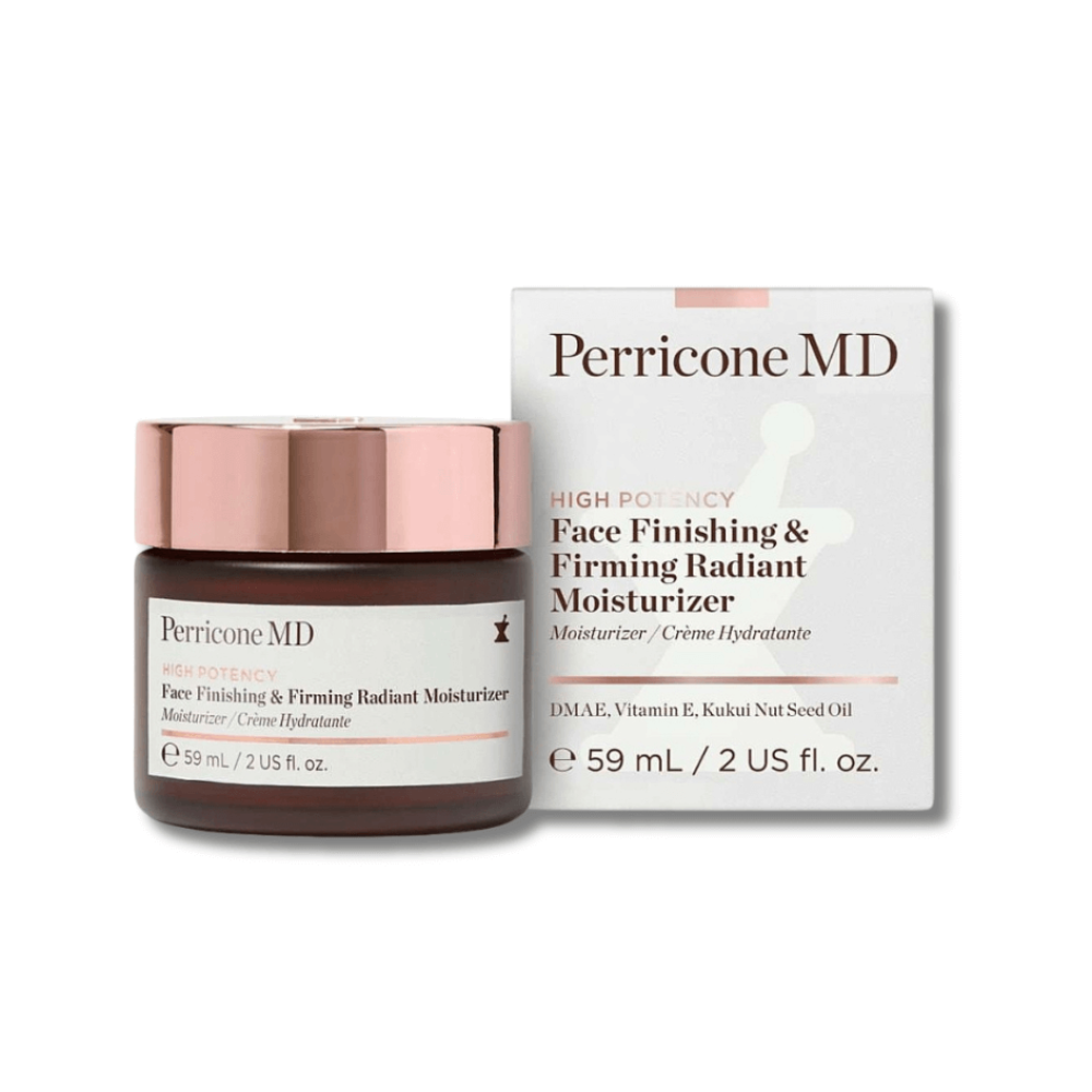 Зволожуючий крем з трояндою з сяючим фінішем - Perricone MD High Potency Face Finishing & Firming Radiant Moisturizer  - Фото 1