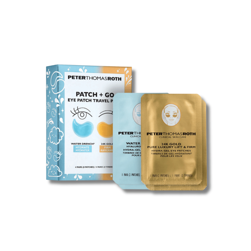 Дорожній набір патчів для зони навколо очей - Peter Thomas Roth Eye Patch Travel Pack "Patch + Go" 4 pairs фото