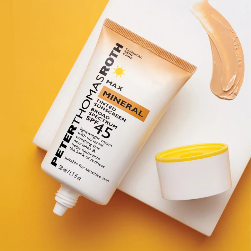 Минеральный солнцезащитный крем-тинт с SPF 45 - Peter Thomas Roth Max Mineral Tinted Sunscreen Broad Spectrum SPF 45 фото 3