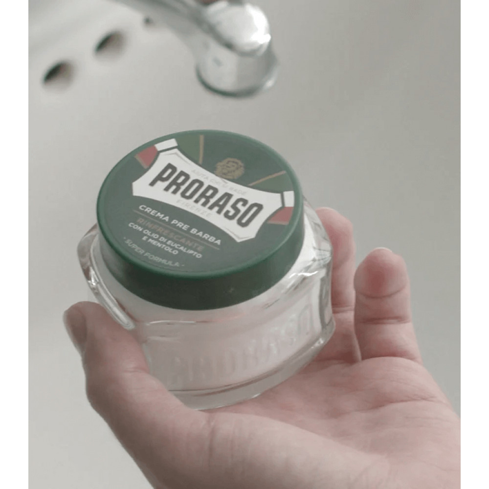 Крем перед бритьем - Proraso Pre Shave Cream Refresh Eucalyptus фото 3