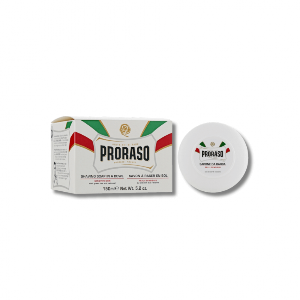 Мыло для бритья - Proraso Shaving Soap Jar Sensitive Green Tea - Фото 1