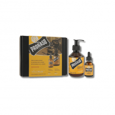 Набор для бороды - Proraso Duo Pack Oil + Shampoo Wood & Spice
