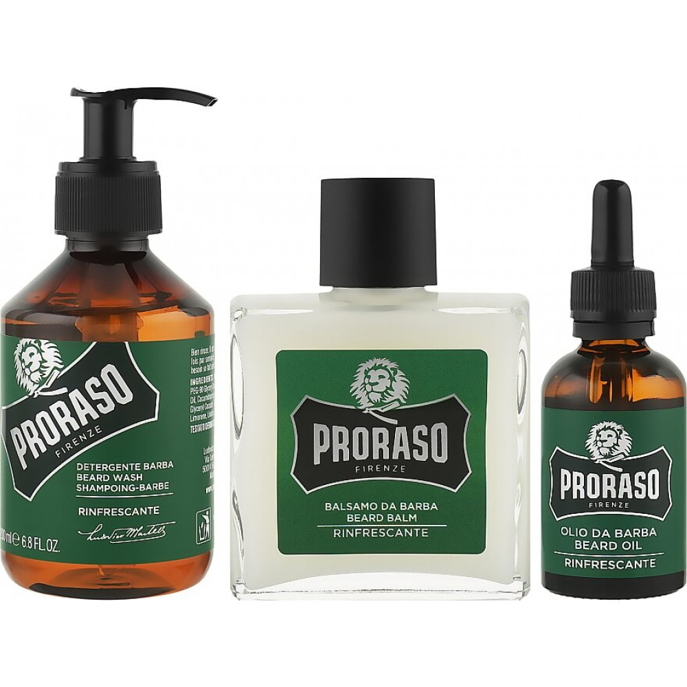 Набір для бороди - Proraso Metal Box Beard Care Refresh фото 2