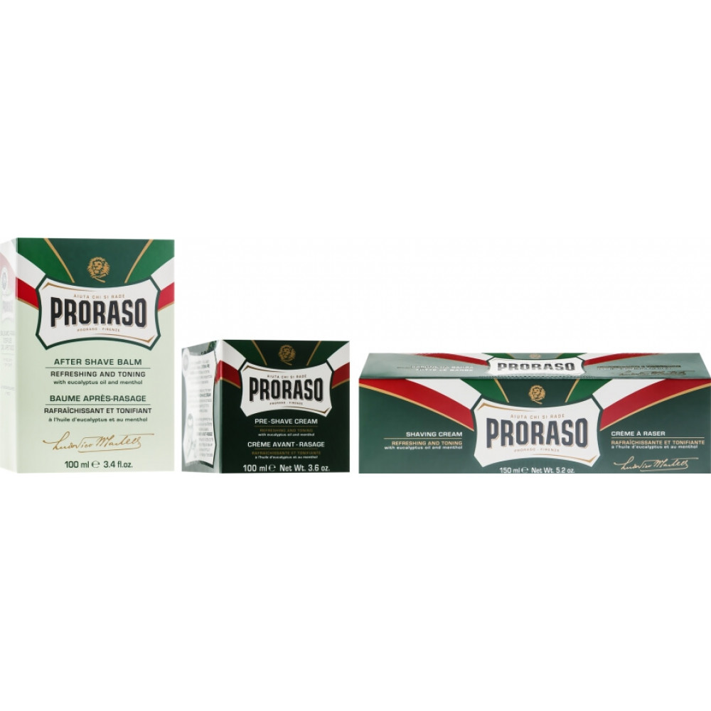 Набір косметики для гоління - Proraso Vintage Selection Gino Refreshing фото 5