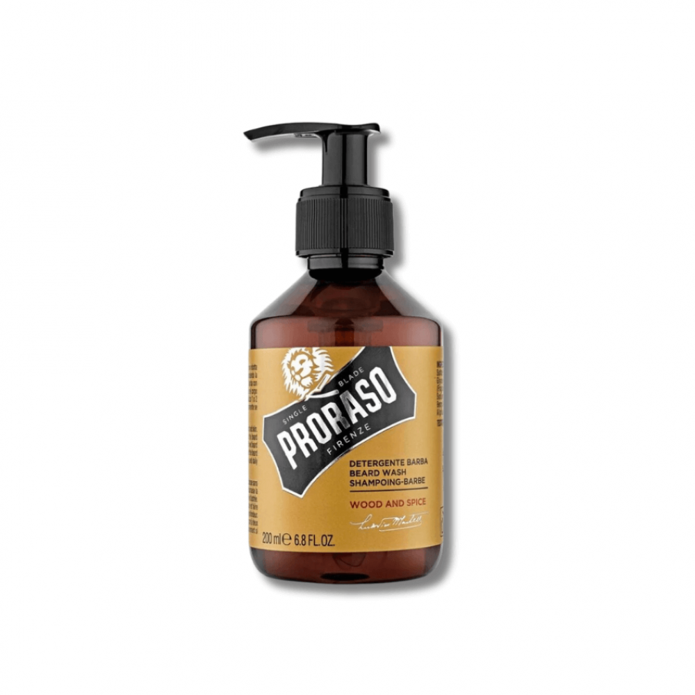 Шампунь для бороды - Proraso Beard Shampoo Wood & Spice - Фото 1