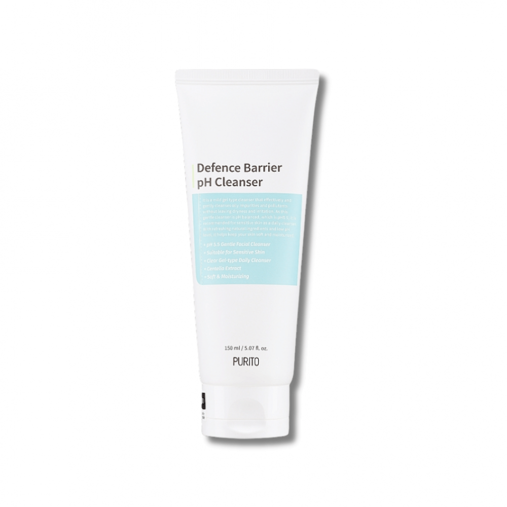 Гель для вмивання слабокислотний - Purito Defence Barrier pH Cleanser - Фото 1