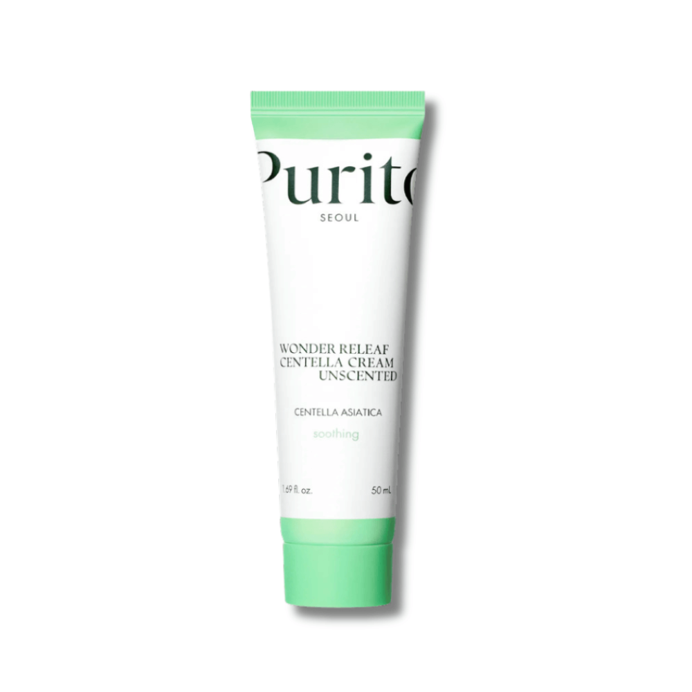 Крем для чутливої шкіри з центеллою без ефірних олій - Purito Seoul Wonder Releaf Centella Cream Unscented - Фото 1