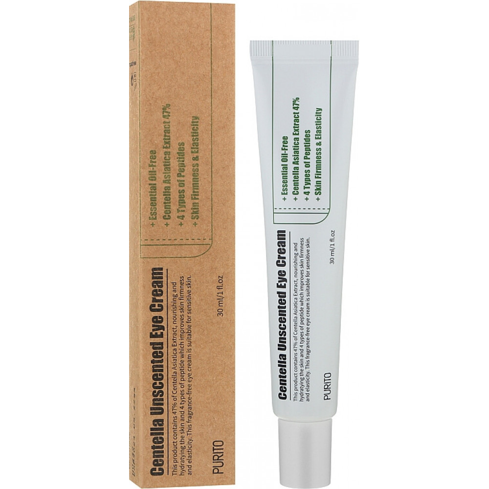 Крем для шкіри навколо очей з центеллою без олій - Purito Centella Unscented Eye Cream фото 5