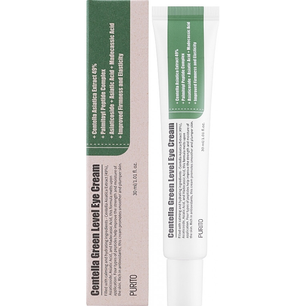 Крем для шкіри навколо очей з центеллою - Purito Centella Green Level Eye Cream  фото 4