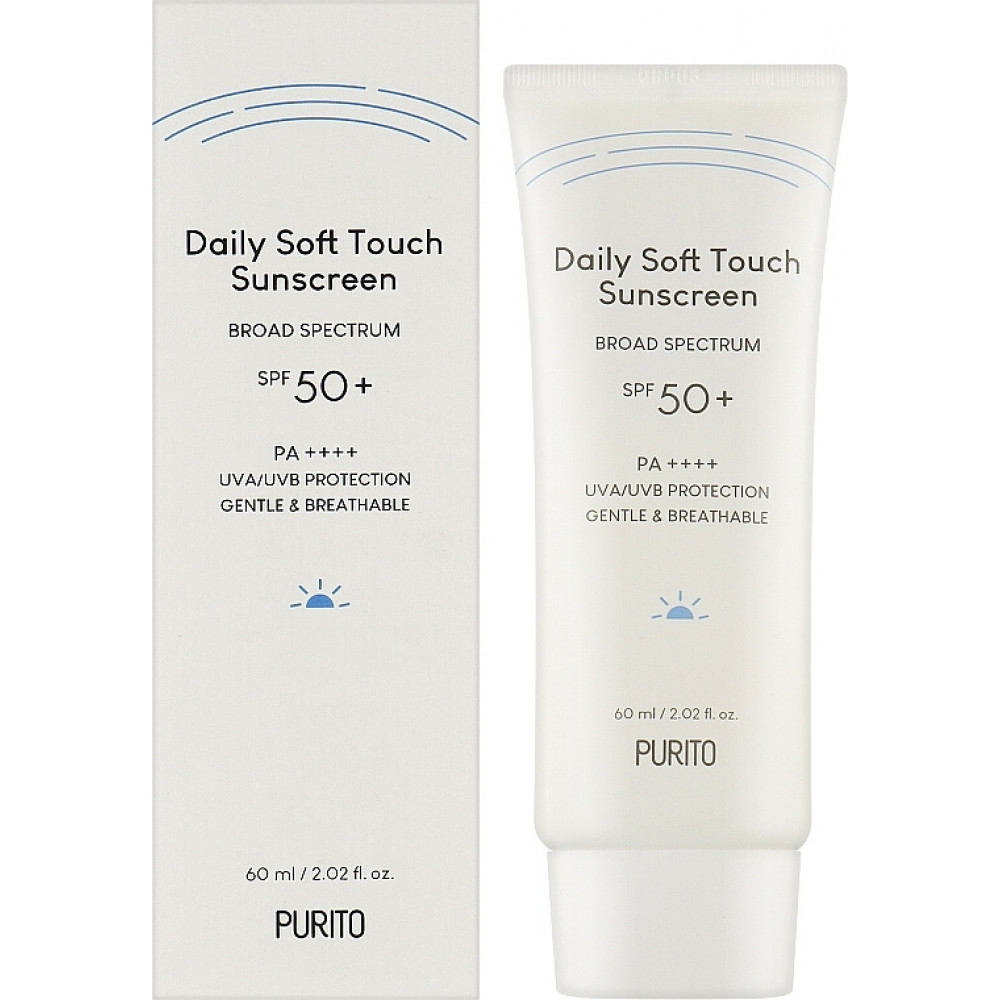 Крем сонцезахисний з керамідами - Purito Daily Soft Touch Sunscreen SPF 50 PA++++ фото 2