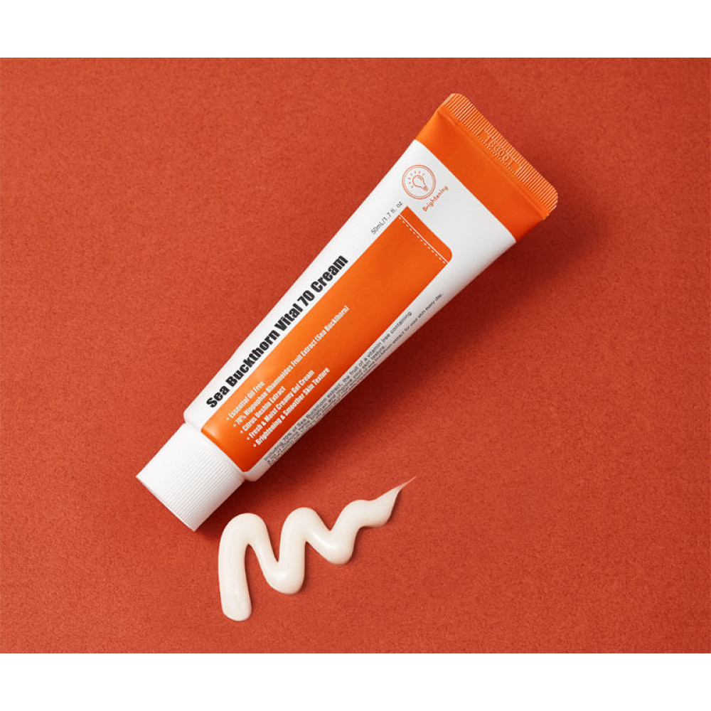 Крем вітамінний з обліпихою і мандаринами - Purito Sea Buckthorn Vital 70 Cream фото 4