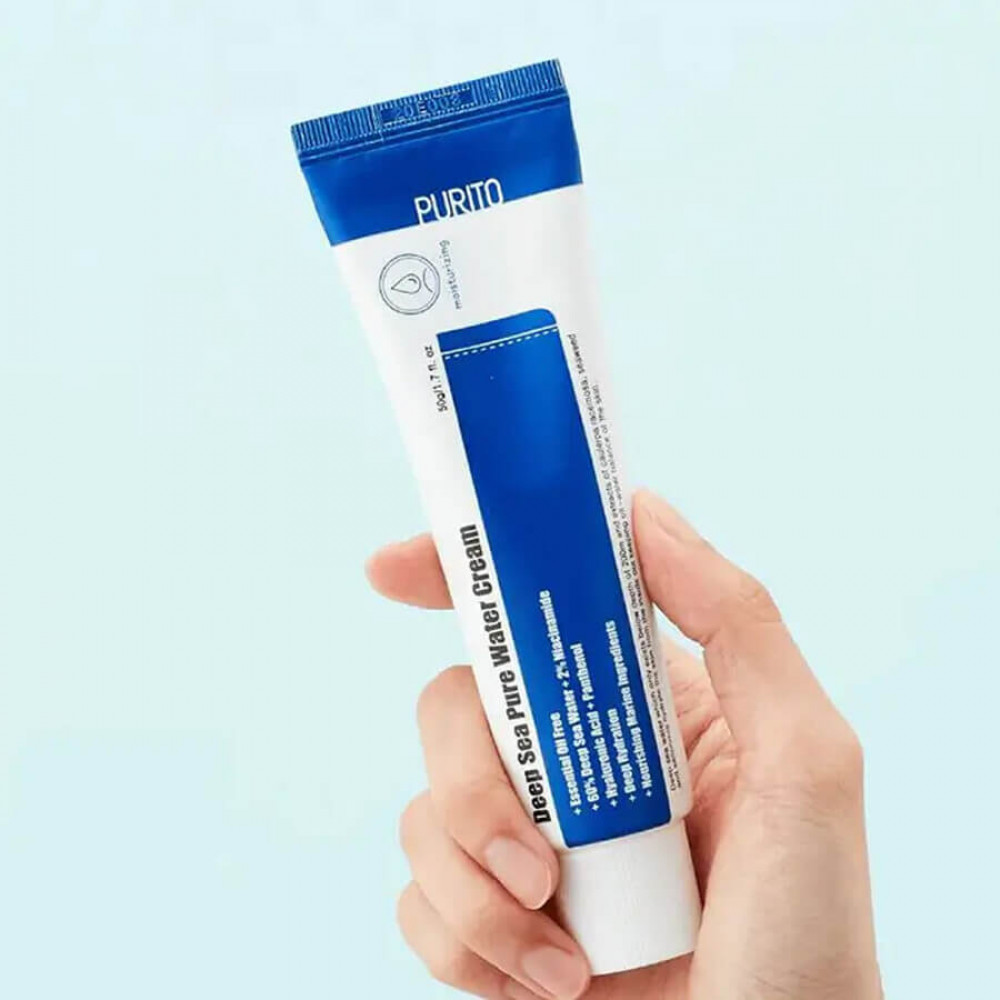 Увлажняющий крем с морской водой - Purito Deep Sea Pure Water Cream фото 3