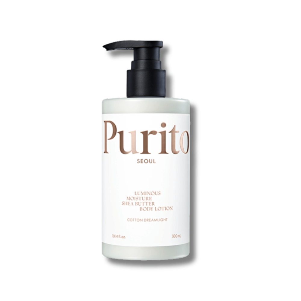 Лосьйон для тіла зволожуючий з олією ши - Purito Seoul Luminous Moisture Shea Butter Body Lotion Cotton Dreamlight - Фото 1