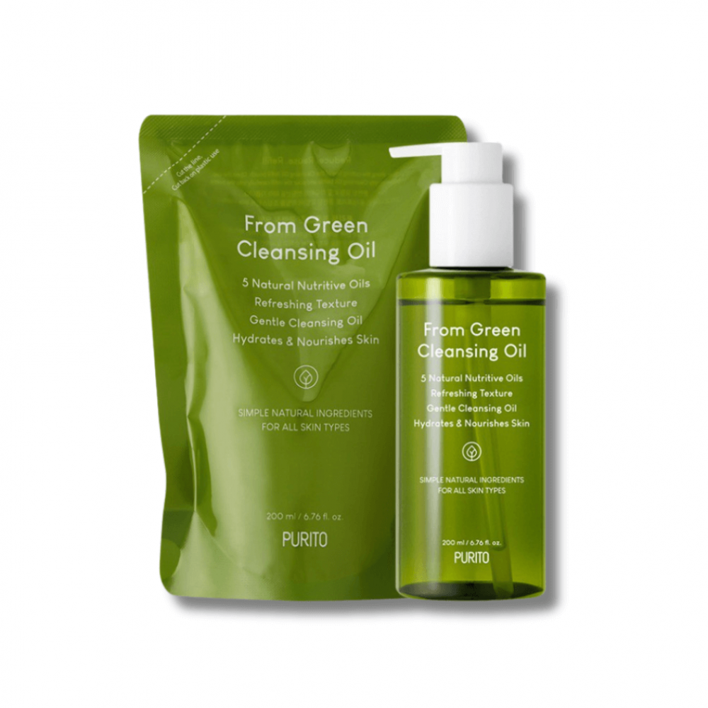 Набор гидрофильных масел - Purito From Green Cleansing Oil - Фото 1