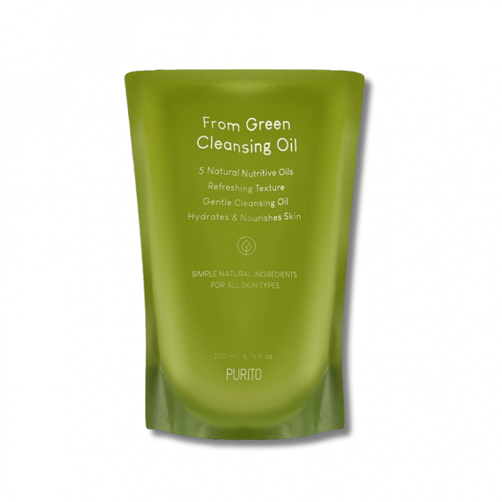 Олія гідрофільна очищаюча в одноразовій тарі для наповнення - Purito From Green Cleansing Oil  - Фото 1