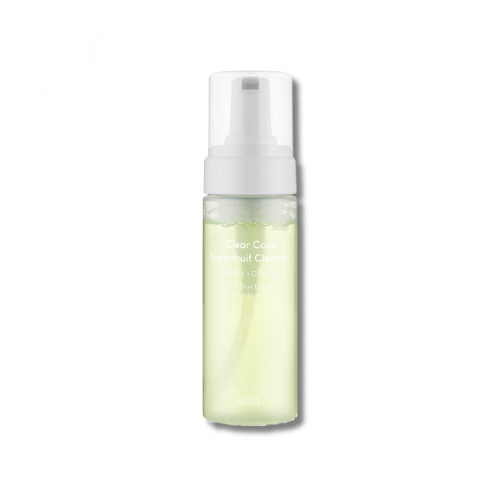 Пенка для глубокой очистки кожи - Purito Clear Code Superfruit Cleanser - Фото 1