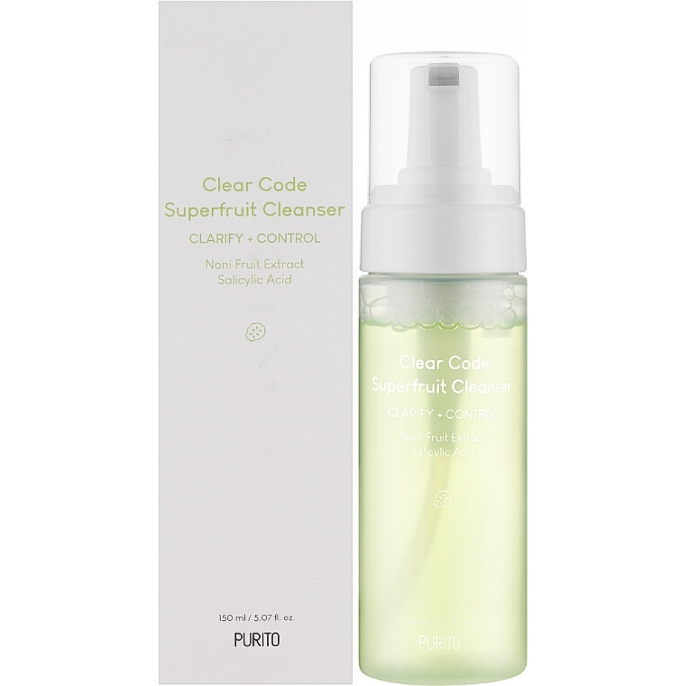 Пенка для глубокой очистки кожи - Purito Clear Code Superfruit Cleanser фото 4