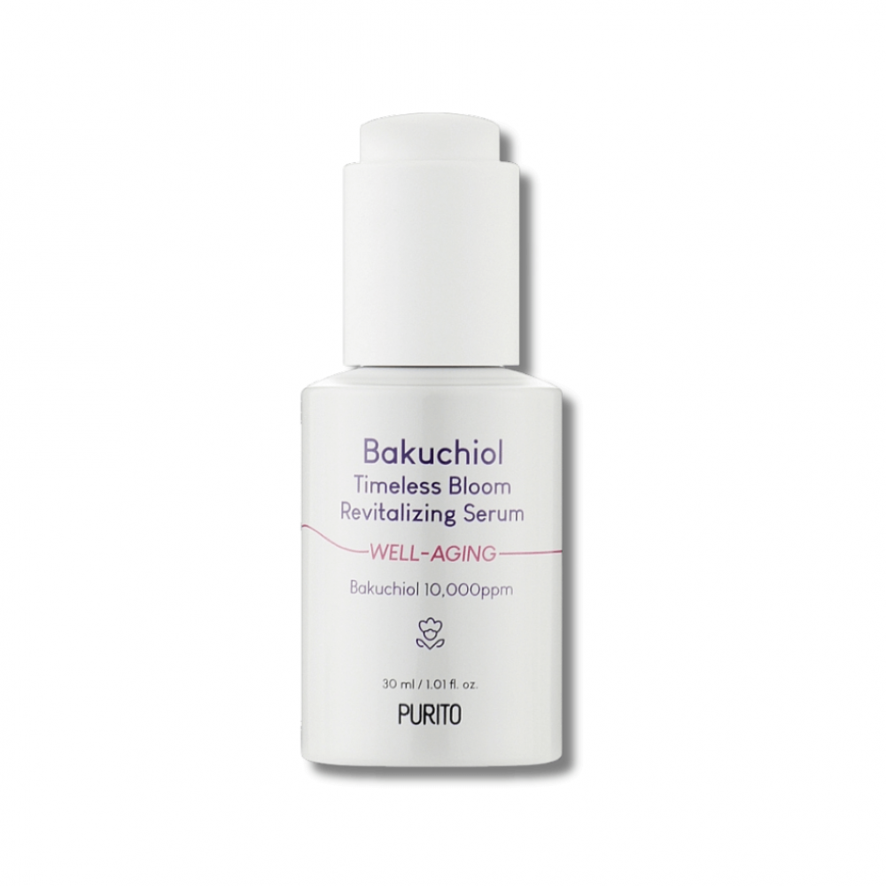 Сироватка з бакучіолом відновлювальна - Purito Bakuchiol Timeless Bloom Revitalizing Serum  - Фото 1