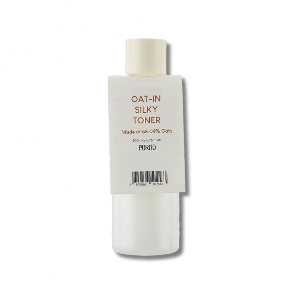 Тонер заспокійливий з водою насіння вівса - Purito Oat-in Silky Toner - Фото 1