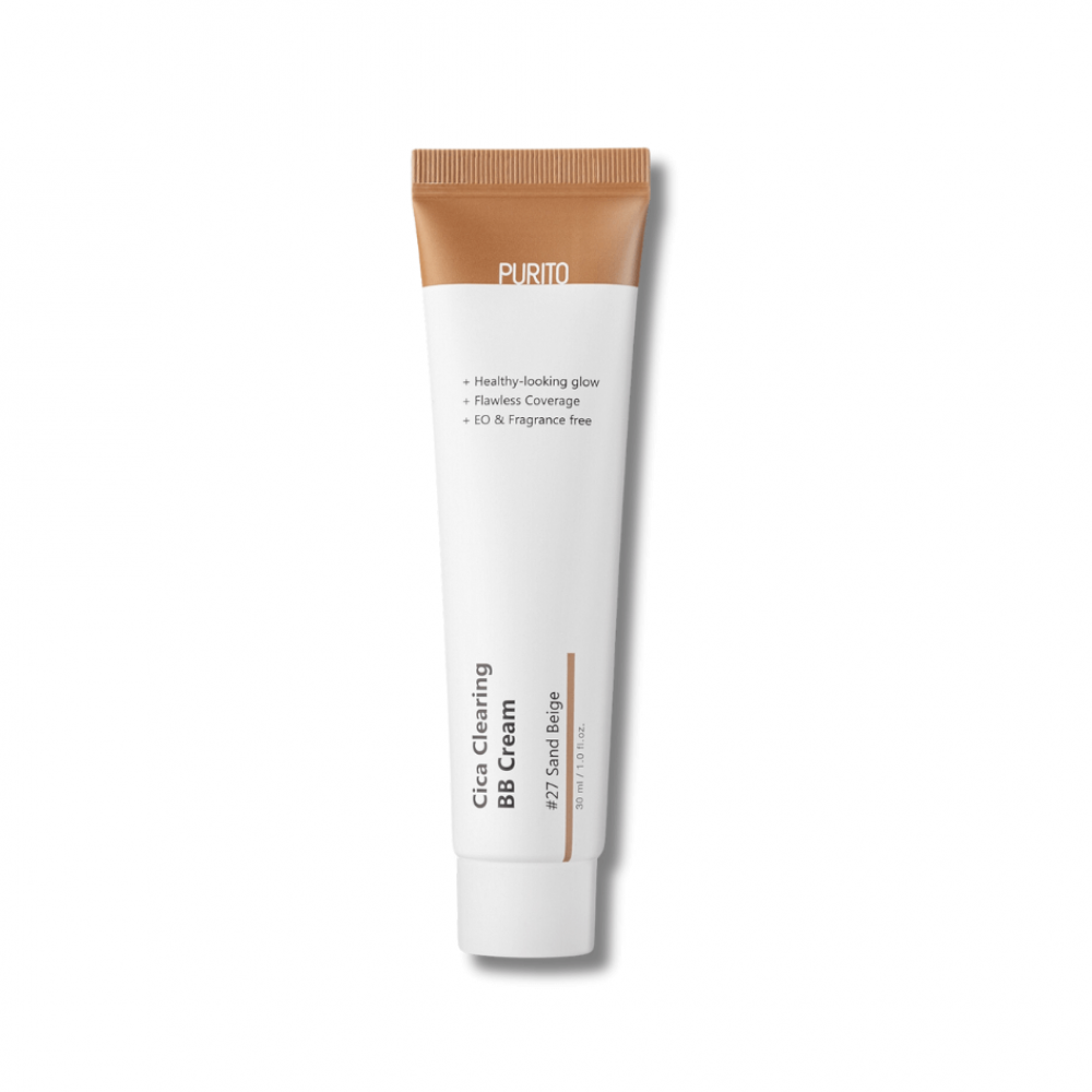 ВВ крем з екстрактом центелли - Purito Cica Clearing BB Cream (№27 Sand Beige)  - Фото 1
