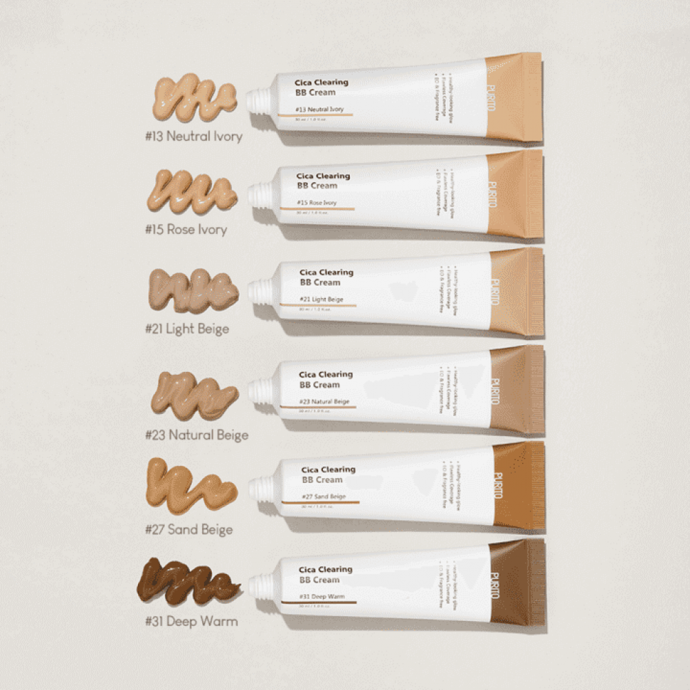 ВВ крем з екстрактом центелли - Purito Cica Clearing BB Cream (№27 Sand Beige)  фото 3