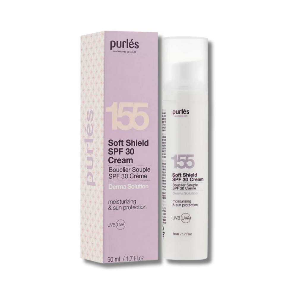 Зволожуючий сонцезахисний крем SPF 30 - Purles 155 Soft Shield SPF 30  - Фото 1