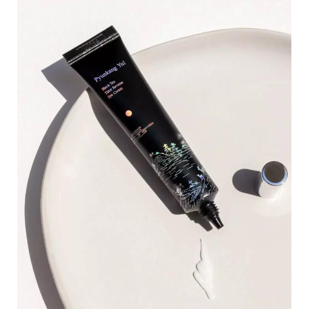 Крем для повік на основі пептидів та екстракту чорного чаю - Pyunkang Yul Black Tea Time Reverse Eye Cream фото 3