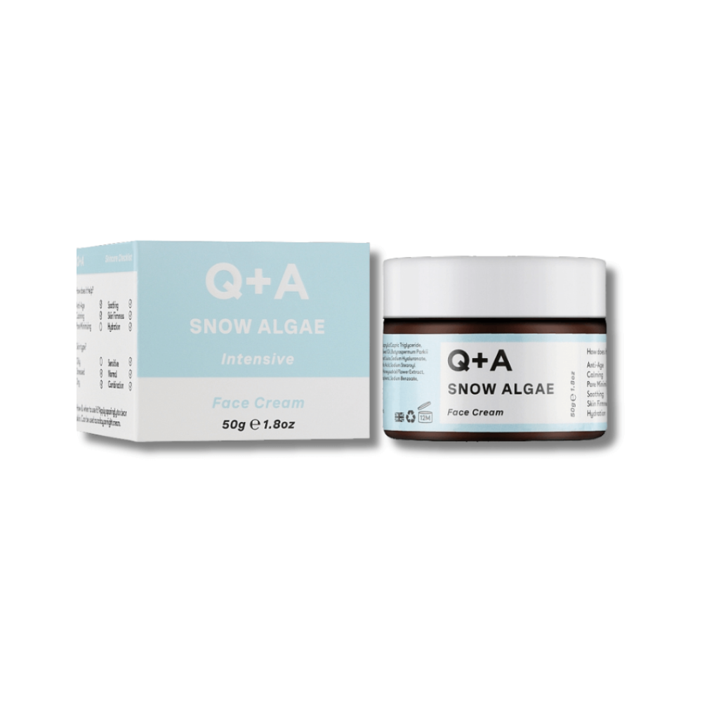Крем для обличчя зі сніжною водорістю - Q+A Snow Algae Intensive Face Cream - Фото 1