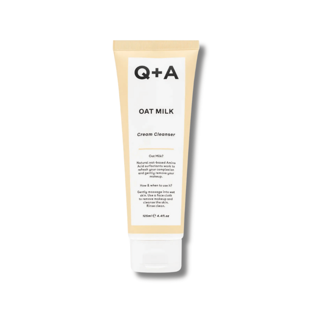 Очищувальний крем для обличчя з вівсяним молоком - Q+A Oat Milk Cream Cleanser - Фото 1