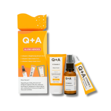 Подарунковий набір для сяяння шкіри - Q+A Glow Heroes Gift Set