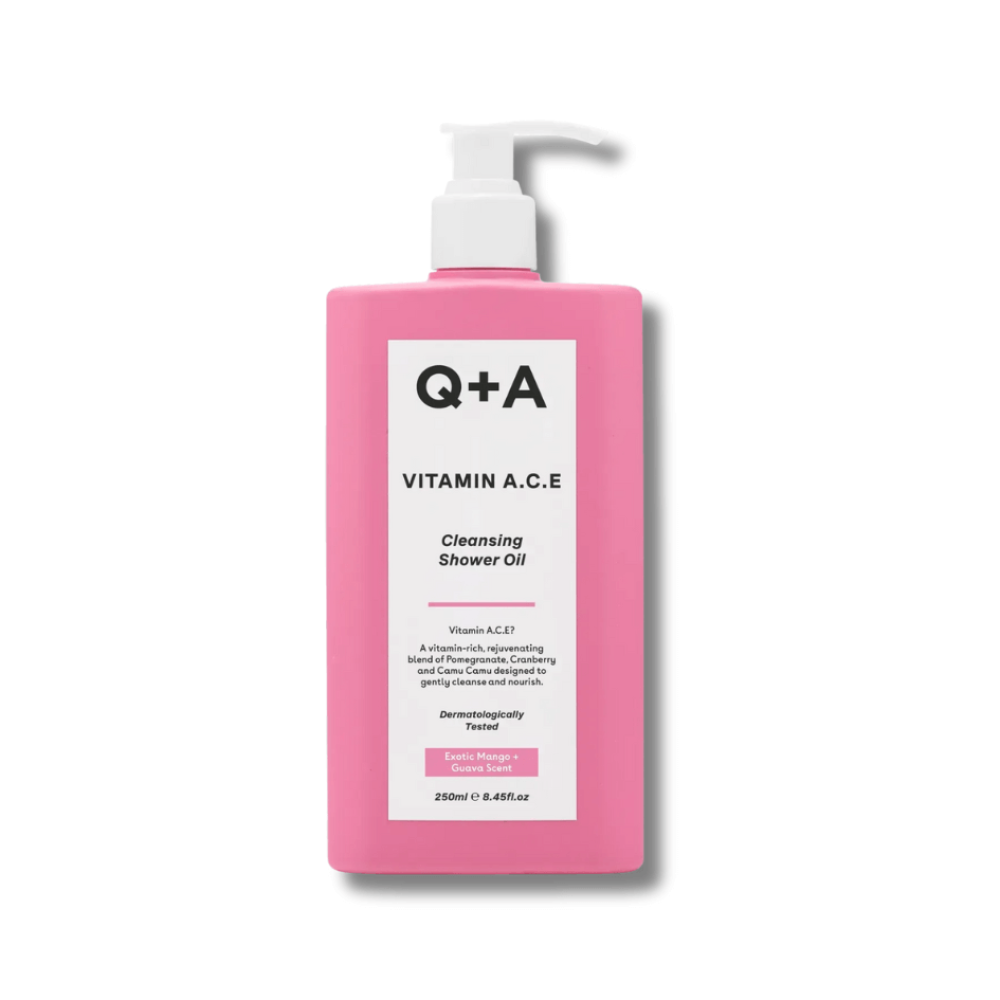 Вітамінізована олія для душу - Q+A Vitamin A.C.E Cleansing Shower Oil - Фото 1
