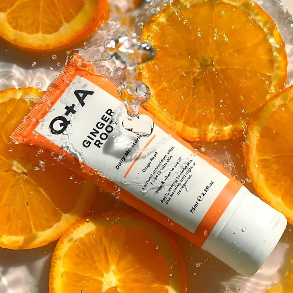 Зволожуючий крем для обличчя на основі кореня імбиру - Q+A Ginger Root Daily Moisturiser фото 2
