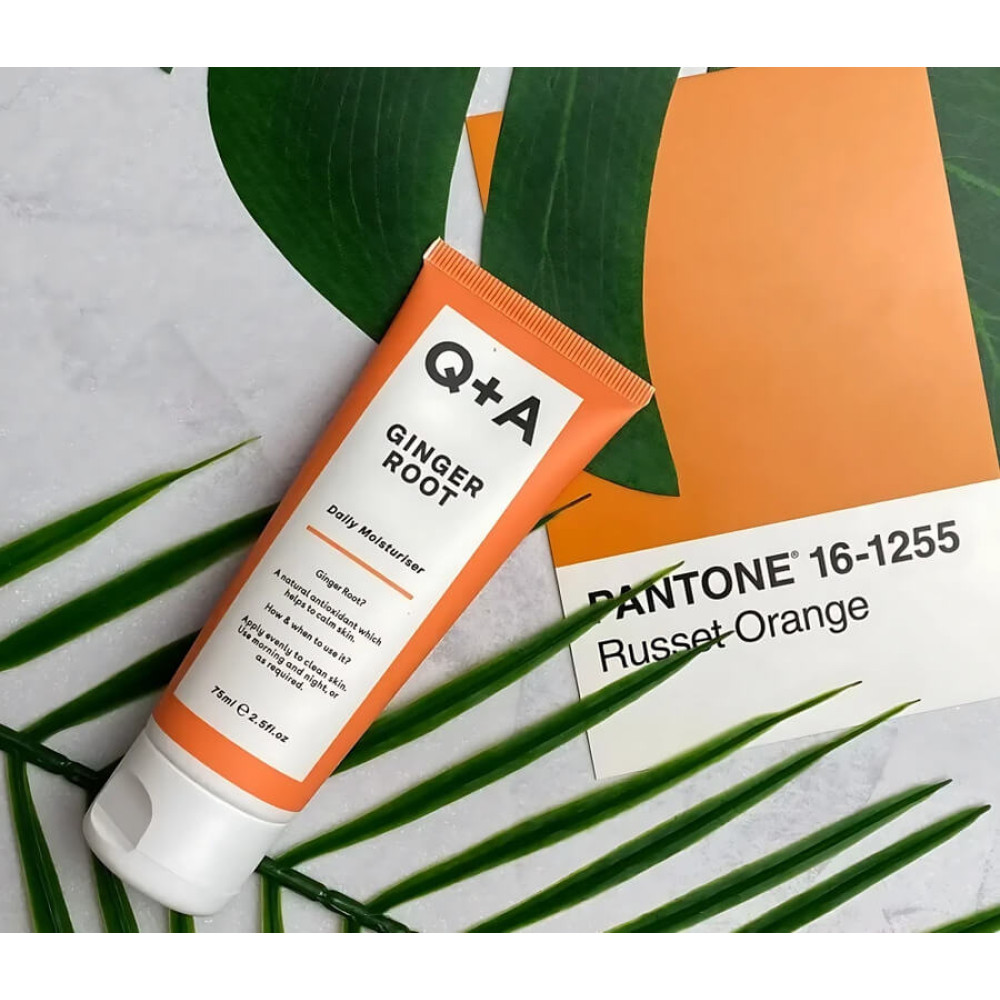 Зволожуючий крем для обличчя на основі кореня імбиру - Q+A Ginger Root Daily Moisturiser фото 4