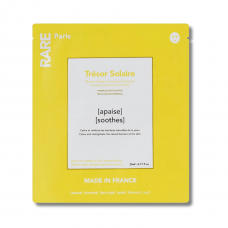 Успокаивающая маска для лица с витамином Е и экстрактом арники - Rare Paris Tresor Solaire Ecological Cellulose Facial Mask
