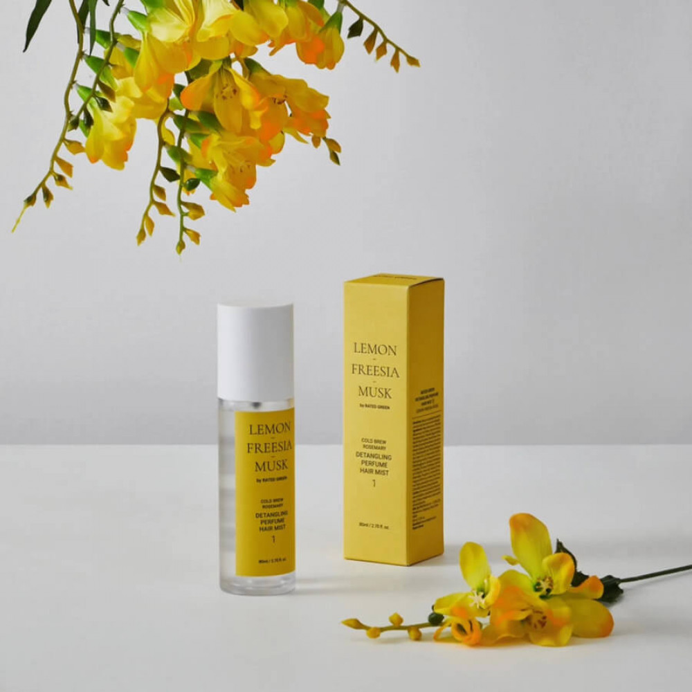 Парфумований міст для волосся - Rated Green Detangling Perfume Hair Mist Lemon-Freesia-Musk фото 4
