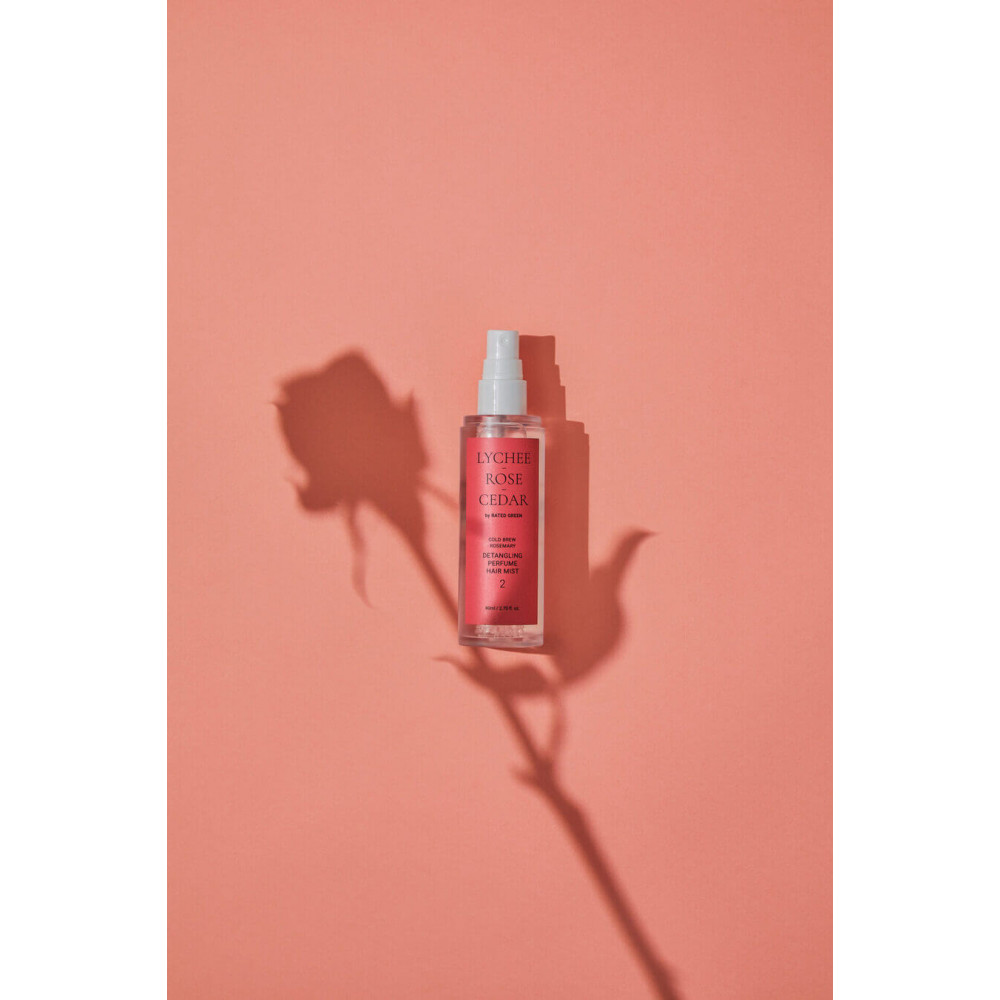 Парфюмированный мист для волос - Rated Green Detangling Perfume Hair Mist Lychee-Rose-Cedar фото 3